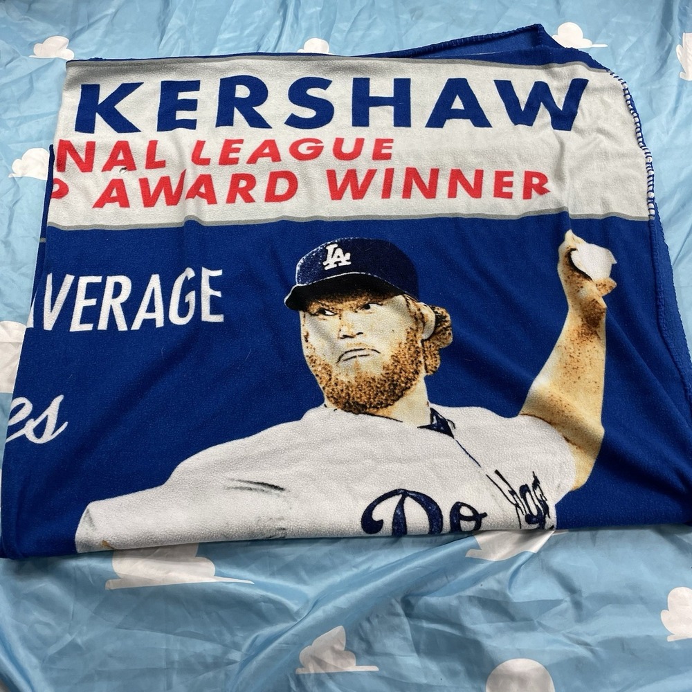 Los Angeles Dodgers Clayton Kershaw Blanket 2014 Baseball